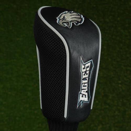 PHILADELPHIA EAGLES X FAIRWAY WOOD HEADCOVER SOCK NFL FOOTBALL BLACK / WHITE