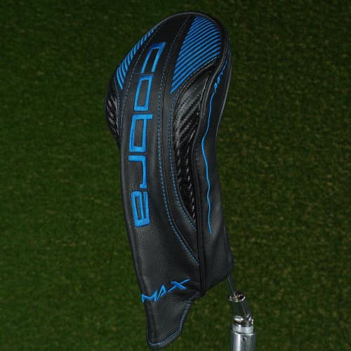 COBRA F-MAX AIRSPEED FAIRWAY WOOD HEADCOVER BLACK / BLUE CHANGEABLE #'S ~ LOOK!!