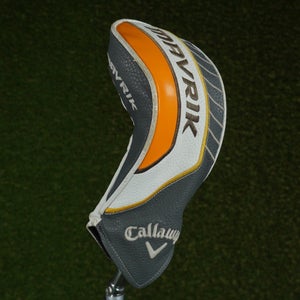 CALLAWAY MAVRIK FAIRWAY WOOD HEADCOVER WHITE / GRAY / ORANGE ~ LOOK!!