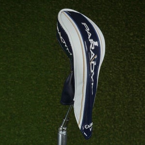 CALLAWAY PARADYM FAIRWAY WOOD HEADCOVER NAVY / WHITE CHANGEABLE #'S ~ LOOK!!