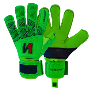ONEKEEPER VECTOR Junior Green without Finger Protection - 3.5 mm Semi Professional Latex (Size 3)