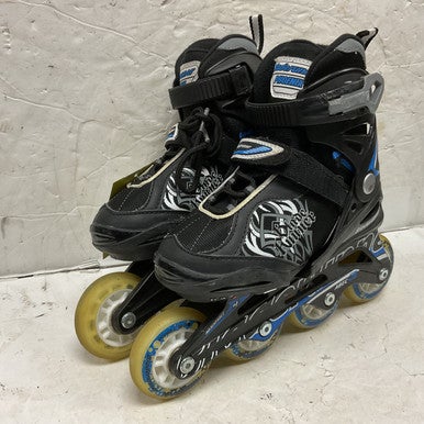 Used Bladerunner PHEONIX ADJ 11-1 Child Rec Fitness Skates Black Adjustable 11855-S000196712