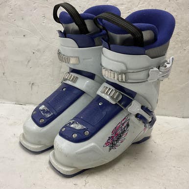 Used Salomon FIREARROW TEAM 2 Girls DH Ski Boot White 215 MP - J03 11855-S000196686