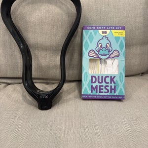 STX Hammer 1K Unstrung Head used for wall ball with Duck Mesh stringing kit