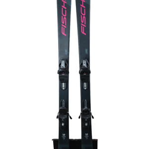 USED 2023 Fischer Aspire Skis 160cm with Fischer RS 9 Bindings