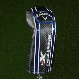 CALLAWAY STEELHEAD XR FAIRWAY WOOD HEADCOVER GRAY / BLACK / BLUE ~ LOOK!!