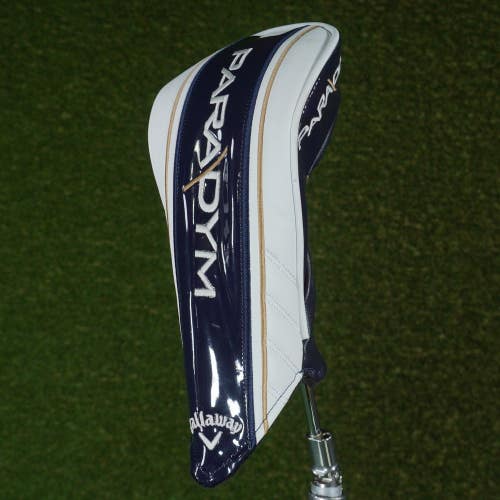 CALLAWAY PARADYM FAIRWAY WOOD HEADCOVER NAVY / WHITE CHANGEABLE #'S