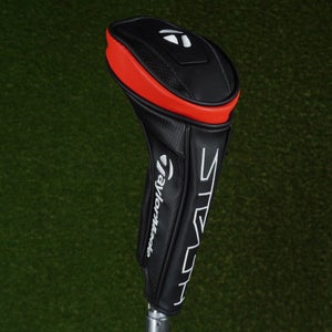 TAYLORMADE STEALTH FAIRWAY WOOD HEADCOVER BLACK / RED CHNAGEABLE #'S ~ LOOK!!