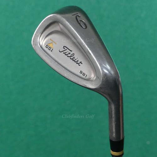Titleist DCI 981 Single 9 Iron True Temper Dynamic Gold S300 Steel Stiff