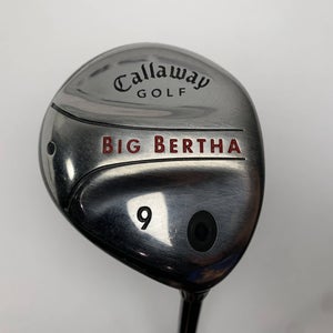 Callaway Big Bertha 2004 9 Fairway Wood 24* RCH 75w Senior Graphite Mens RH