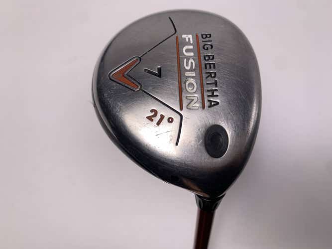 Callaway ERC Fusion 7 Fairway Wood 21* Aldila NVS Orange 55g Regular Mens RH