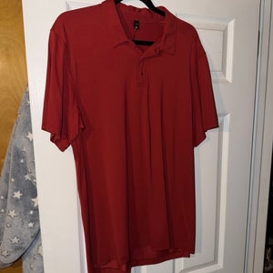 Red Large Men's Lululemon Shirt (Used)