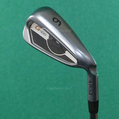 Ping G400 Black Dot Single 6 Iron Nippon AWT 2.0 Steel Regular