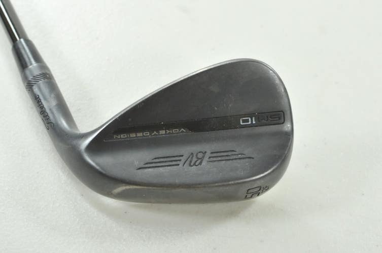 Titleist Vokey SM10 Jet Black 50*-12F Wedge Right Steel # 208037