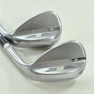 Titleist Vokey SM8 Tour Chrome 54*, 58* Wedge Set RH Wedge Flex Steel # 208121