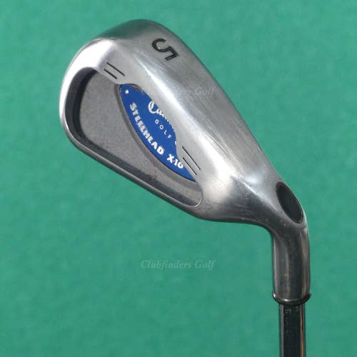 Callaway Steelhead X-16 Single 5 Iron Factory Stepless Steel Uniflex