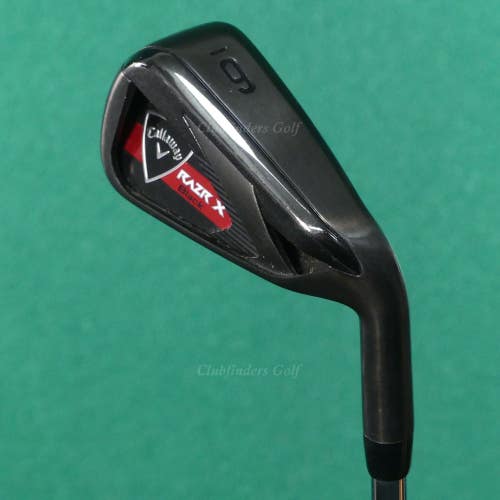 Callaway RAZR X Black Single 6 Iron True Temper M-10 XP Steel Uniflex