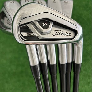 Ladies Titleist T300 21 Iron Set 5-P / Accra iSeries 60i Regular Graphite