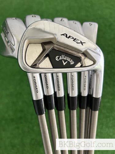 Callaway Apex / Pro 21 Forged Combo Iron Set 4-P / SteelFiber i110 Stiff