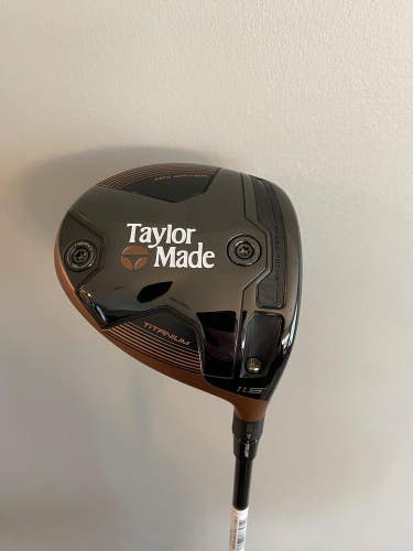 Taylormade BRNR Copper Mini Driver 11.5 PF-65 M40X Stiff Flex 43.5 +HC MINT