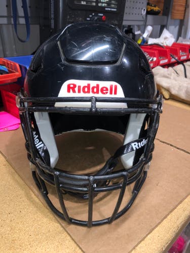 USED RIDDELL FLEX ADULT HELMET - LARGE - BLACK