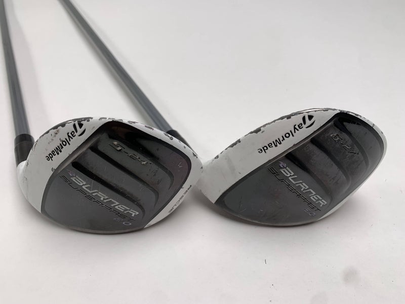 TaylorMade Burner Superfast 2.0 5 & 6 Hybrid Set 24* 27* REAX 50g Ladies RH