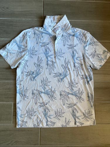 White Large Men's Adidas Shirt (New)