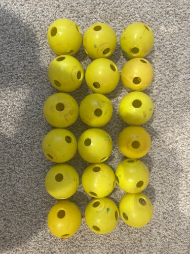 Total Control Baseball Hitting Balls (Used)