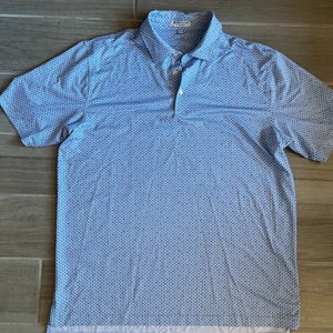Peter Millar Polo (Size L) with Taylormade Logo on Sleeve