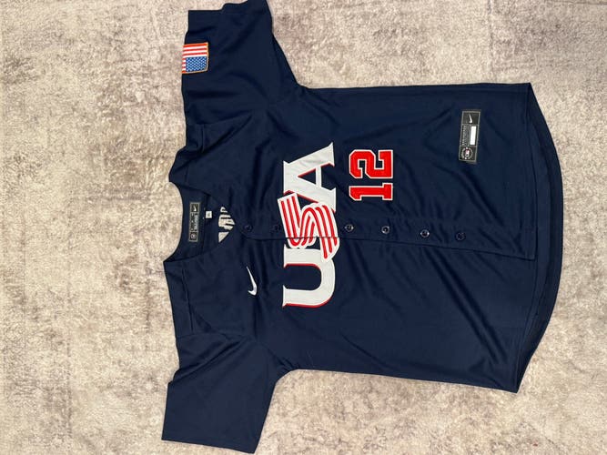 Blue XL Boys Nike Jersey (New)