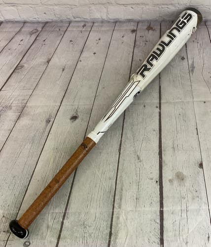 Rawlings VELO 2 5/8 Barrel -10 19oz Baseball Bat White Black 29"