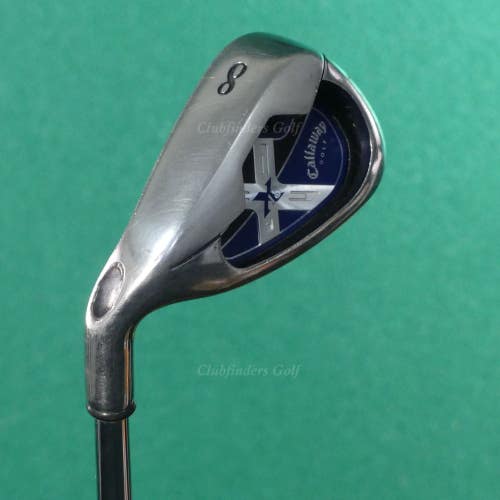 LH Callaway X-18 Single 8 Iron Factory True Temper Steel Uniflex