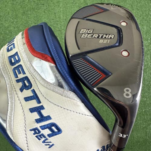Callaway Big Bertha B21 33 8 Hybrid 8H RCH 65 Regular Flex 38