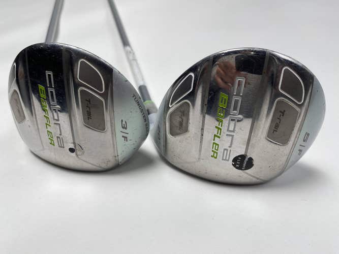 Cobra Baffler T-Rail 3 & 5 Fairway Wood Set 18* 20* Baffler Ladies Womens RH