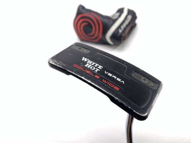 Odyssey White Hot Versa Double Wide Putter 34" SuperStroke Pistol 2.0 Mens RH HC