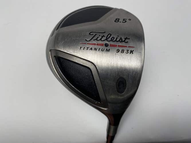 Titleist 983 K Driver 8.5* Tour AD MJ-6SR Stiff Regular Graphite Mens RH