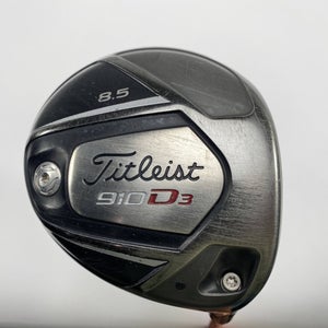 Titleist 910 D3 Driver 8.5* Bassara 50 Hi 50g Extra Stiff RH Midsize Grip