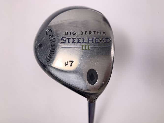 Callaway Steelhead III 7 Fairway Wood 21* System III Ladies Graphite Womens RH