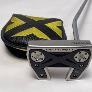 Scotty Cameron Phantom X 5 2022 Putter 35" SuperStroke Claw 2.0 Mens RH W/HC