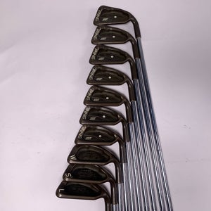 Ping ISI Beryllium Copper Iron Set 3-PW+SW+LW White Dot 3* Up Cushin Mens RH