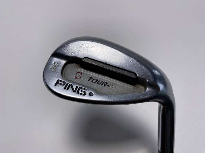 Ping Tour-W Brushed Silver Lob Wedge LW 58* Black Dot AWT Wedge Steel Mens RH