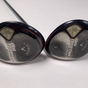 Callaway Womens Big Bertha V Series 3 & 5 Fairway Wood Set 15* 18* Mens RH