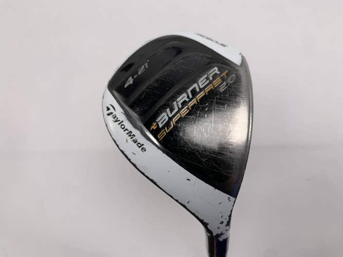 TaylorMade Burner Superfast 2.0 4 Hybrid 21* REAX Senior Graphite Mens RH