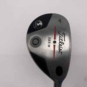 Titleist 585 H Hybrid 19* Aldila NV Hybrid 85g Stiff Graphite Mens RH
