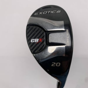 Tour Edge Exotics CBX Hybrid 20* Aldila Tour ATX85H-2.5 Stiff Graphite Mens RH
