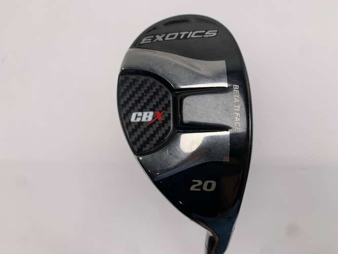 Tour Edge Exotics CBX Hybrid 20* Aldila Tour ATX85H-2.5 Stiff Graphite Mens RH