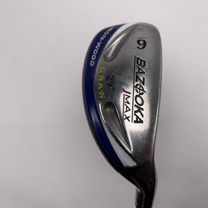 Tour Edge Bazooka Jmax Ironwood Draw 6 Hybrid 29* Bazooka Draw Mens RH