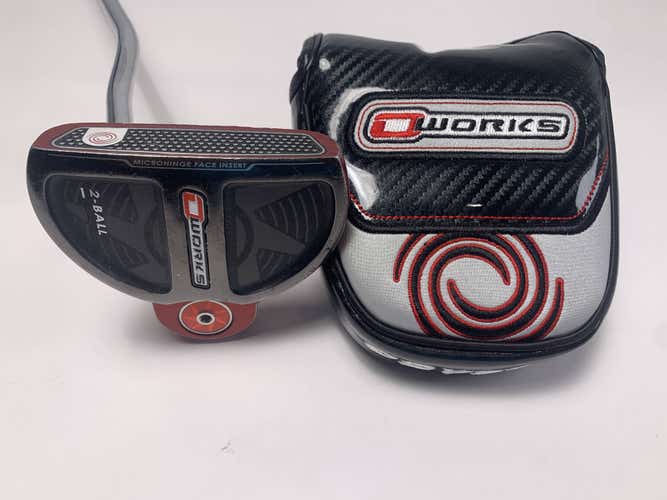 Odyssey O-Works 2-Ball Red Putter 35" Mens LH HC