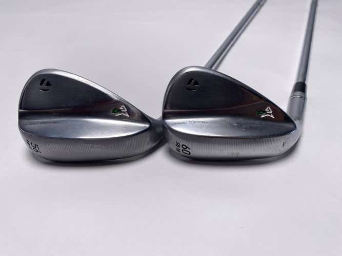 TaylorMade Milled Grind 4 Chrome Wedge Set 56* 12 | 60* 10 DG Tour Issue LH