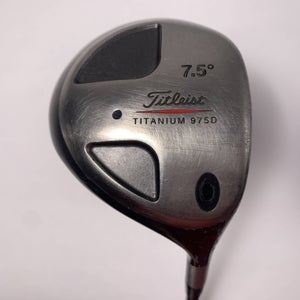 Titleist 975 D Driver 7.5* Grafalloy ProLite 35s Stiff Graphite Mens RH